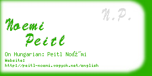 noemi peitl business card